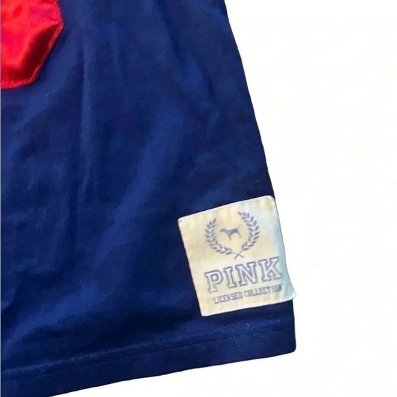 PINK NY GIANTS football pink by Victoria secret 3/4 jersey tshirt size small - Picture 3 of 6